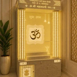 Om Shree Mahalaxmi Namah Corian Marble Temple